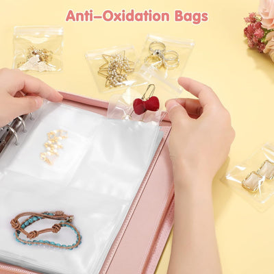Large Capacity Jewelry Travel Organizer Case Portable Jewelry Storage Book Bag