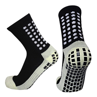Premium 3 Pair Sport Socks anti Slip W/ Grip Soccer Men Football Basketball Sock