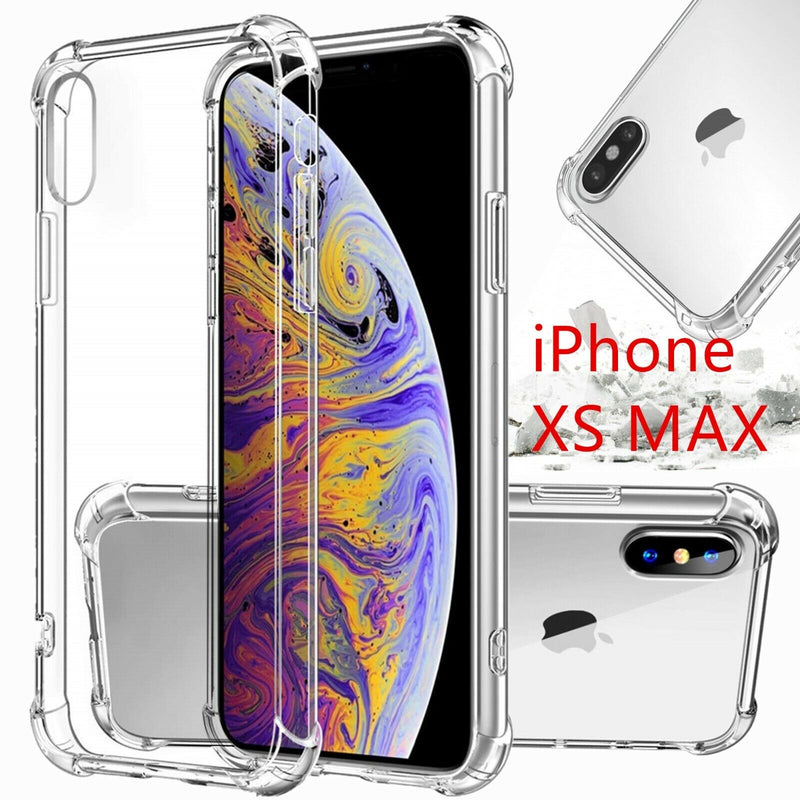 CLEAR Phone Case for Apple Iphone X XR XS Max 10 Shockproof Protective Cover