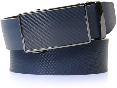 Genuine Leather Mens Ratchet Belt Belts for Men Adjustable Automatic Buckle