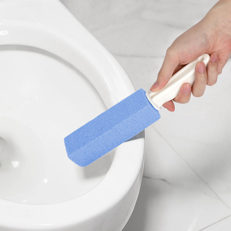 4X Heavy Duty Handle Pumice Stone Cleaner for Toilet Bathroom Hard Stain Remover