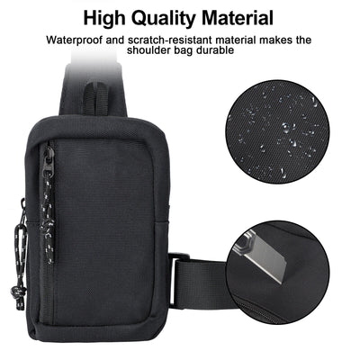 Waterproof Men Women Sling Bag Chest Cross Body Travel Sport Shoulder Backpack