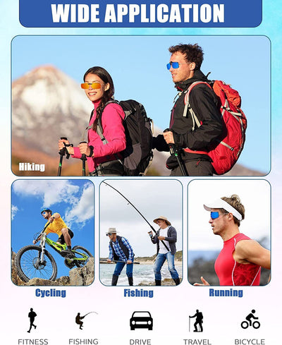 Clip on Sunglasses Polarized Flip up Eye Glasses Spectacles anti Glare Unisex US