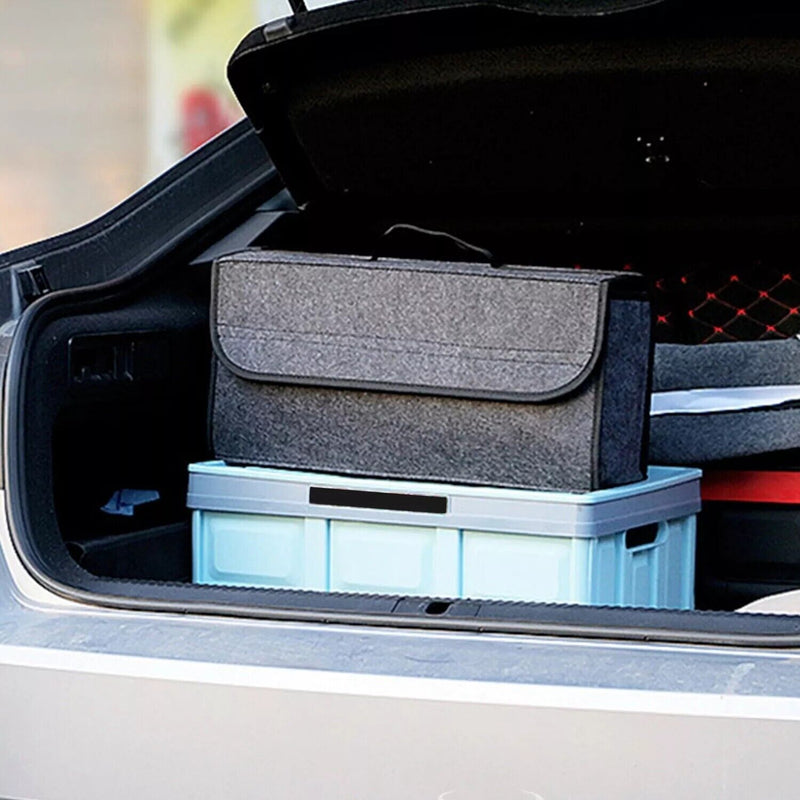 Portable Car Trunk Boot Cargo Organizer Storage Bag Collapsible SUV Truck