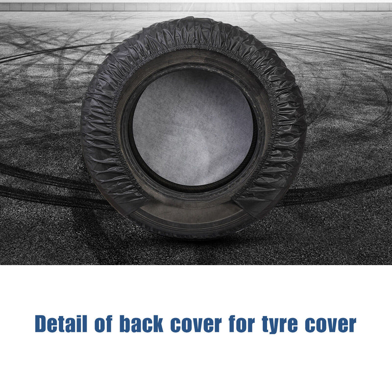 4PCS Waterproof Tire Covers Wheel & Tyre RV Trailer Camper Sun Protector 30"-32"