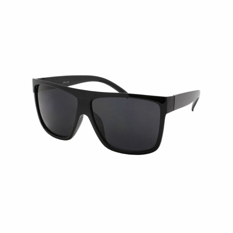 MENS SUNGLASSES OG ALL BLACK DARK LENS BLACK FRAME LOCS LOOK GANGSTER BIKER STYL