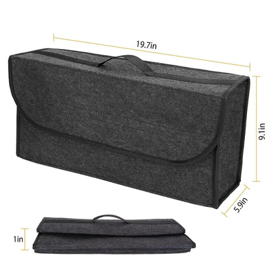 Portable Car Trunk Boot Cargo Organizer Storage Bag Collapsible SUV Truck