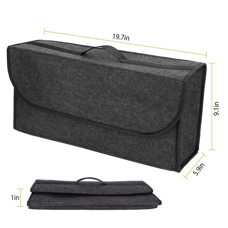 Portable Car Trunk Boot Cargo Organizer Storage Bag Collapsible SUV Truck