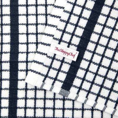 Checkered Kitchen Towels (Pack of 6), 15X25 in - Color Options, Absorbent Cotton