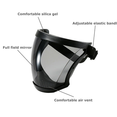 Anti-Fog Shield Safety Full Face Super Protective Head Cover Transparent Mask US