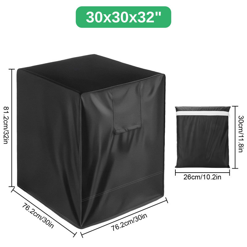 Air Conditioner Dust Snow Cover Protector for A/C Outdoor Waterproof Heavy Duty