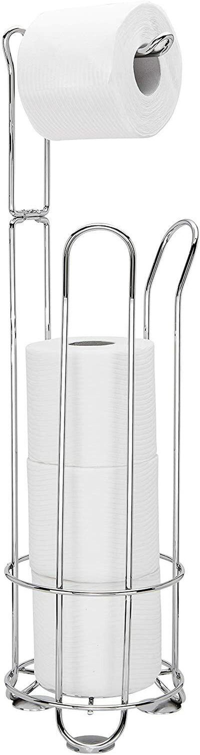 Jumbo Bathroom Toilet Paper Multiple Roll Holder Rack / Stand and Free Standing