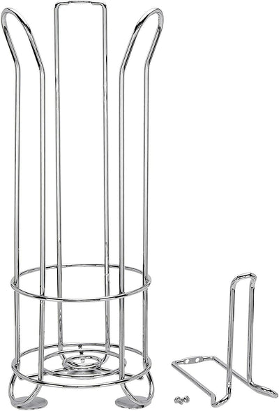 Jumbo Bathroom Toilet Paper Multiple Roll Holder Rack / Stand and Free Standing