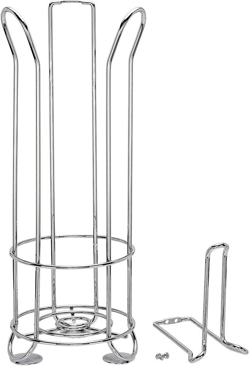Jumbo Bathroom Toilet Paper Multiple Roll Holder Rack / Stand and Free Standing