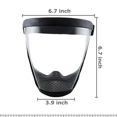 Anti-Fog Shield Safety Full Face Super Protective Head Cover Transparent Mask US
