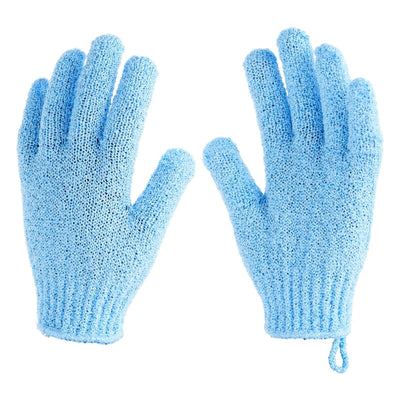 4 Pairs Exfoliating Gloves for Shower, Bath Mitts for Women, Men, 4 Colors