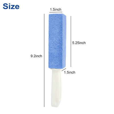 4X Heavy Duty Handle Pumice Stone Cleaner for Toilet Bathroom Hard Stain Remover