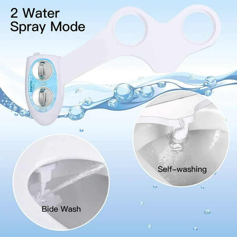 Bidet Fresh Water Spray Kit Non Electric Toilet Seat Attachment Cold Wash New