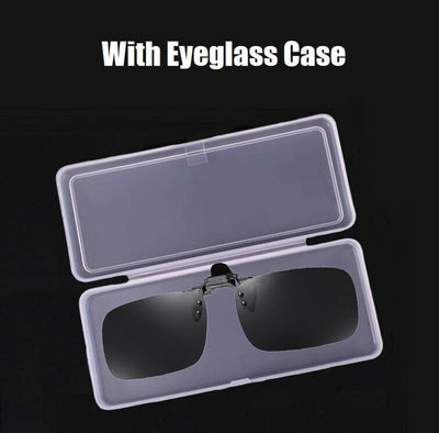 Clip on Sunglasses Polarized Flip up Eye Glasses Spectacles anti Glare Unisex US