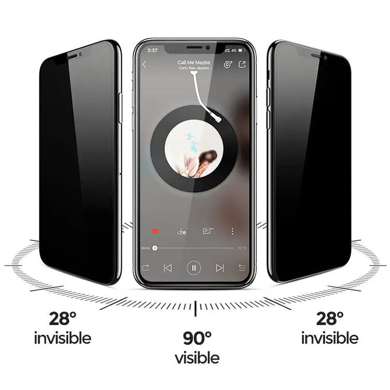 3X For iPhone 15 Pro Max Anti Spy Privacy Tempered Glass Screen Protector