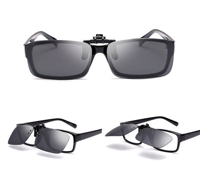 Clip on Sunglasses Polarized Flip up Eye Glasses Spectacles anti Glare Unisex US