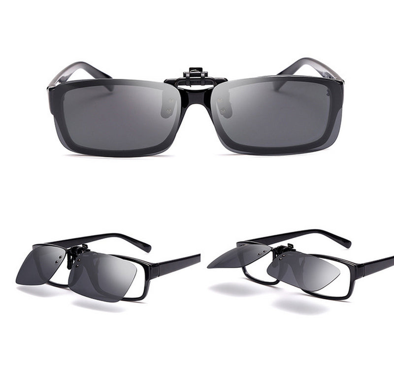 Clip on Sunglasses Polarized Flip up Eye Glasses Spectacles anti Glare Unisex US