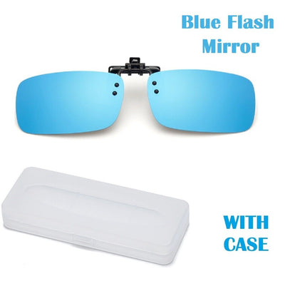 Clip on Sunglasses Polarized Flip up Eye Glasses Spectacles anti Glare Unisex US