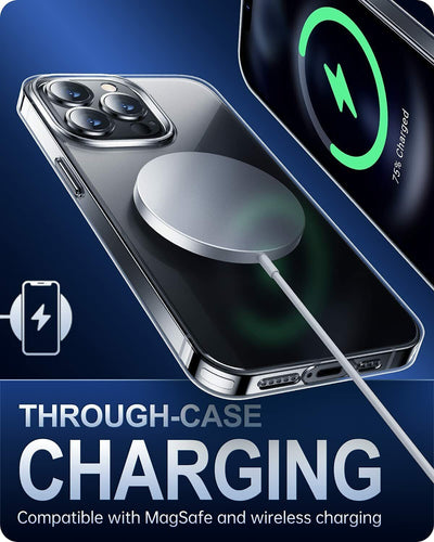 iPhone 13 Pro Clear Shockproof Case TPU Bumper Durable PC Back