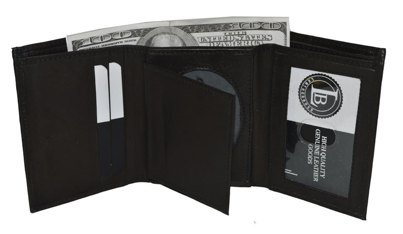 LEATHER BADGE ID HOLDER &