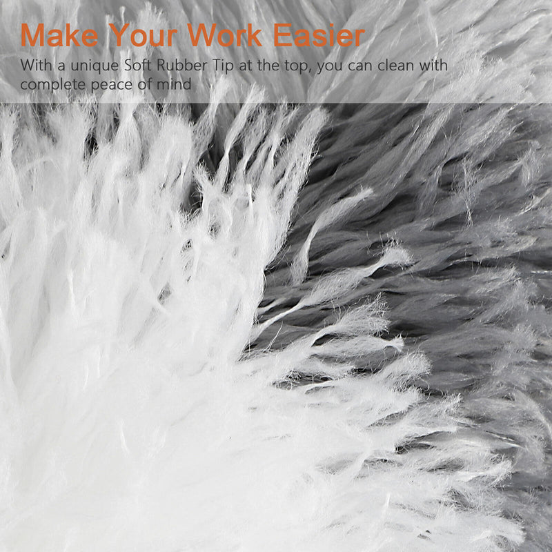 Adjustable Soft Microfiber Feather Duster Dusting Brush Household Cleaning Tool