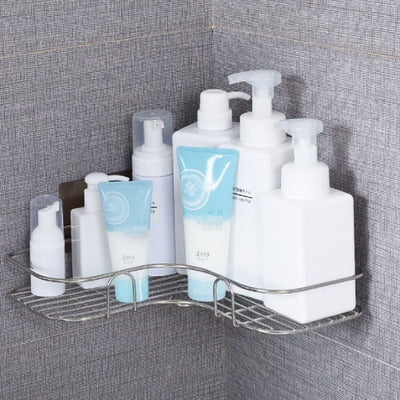 Shower Caddy Shelf Bathroom Corner Bath Storage Holder Organizer Triangular Rack