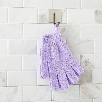 4 Pairs Exfoliating Gloves for Shower, Bath Mitts for Women, Men, 4 Colors