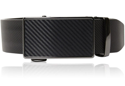 Genuine Leather Mens Ratchet Belt Belts for Men Adjustable Automatic Buckle