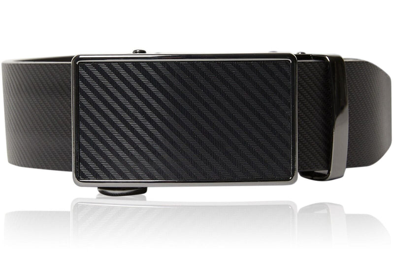 Genuine Leather Mens Ratchet Belt Belts for Men Adjustable Automatic Buckle
