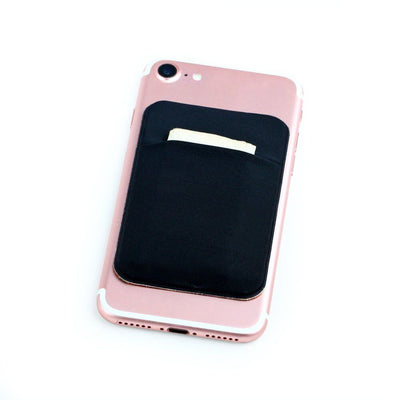Universal Adhesive Pocket -Stick-On Wallet Card Holder Pouch Case for Cell Phone