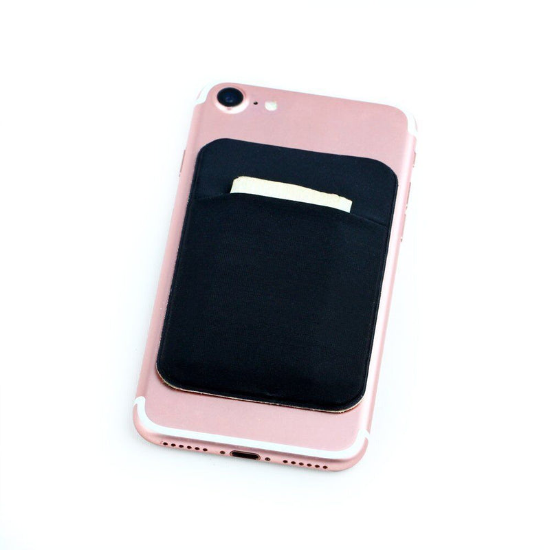 Universal Adhesive Pocket -Stick-On Wallet Card Holder Pouch Case for Cell Phone