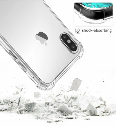 CLEAR Phone Case for Apple Iphone X XR XS Max 10 Shockproof Protective Cover