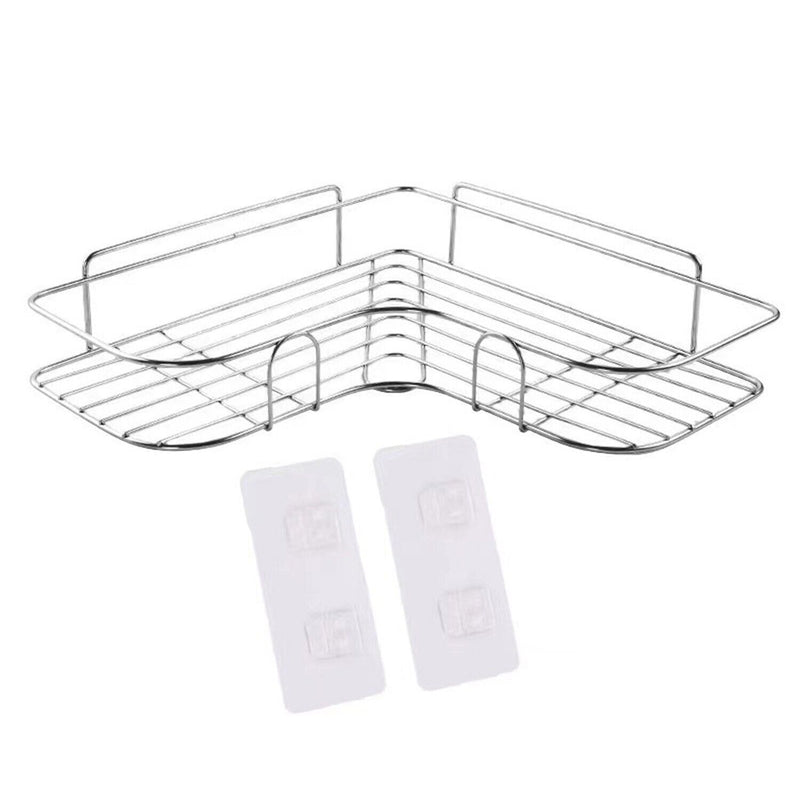Shower Caddy Shelf Bathroom Corner Bath Storage Holder Organizer Triangular Rack