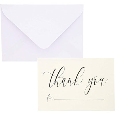 48 Pack Thank You Cards Bulk, Thank You Notes with Envelopes All Occasion, Mini