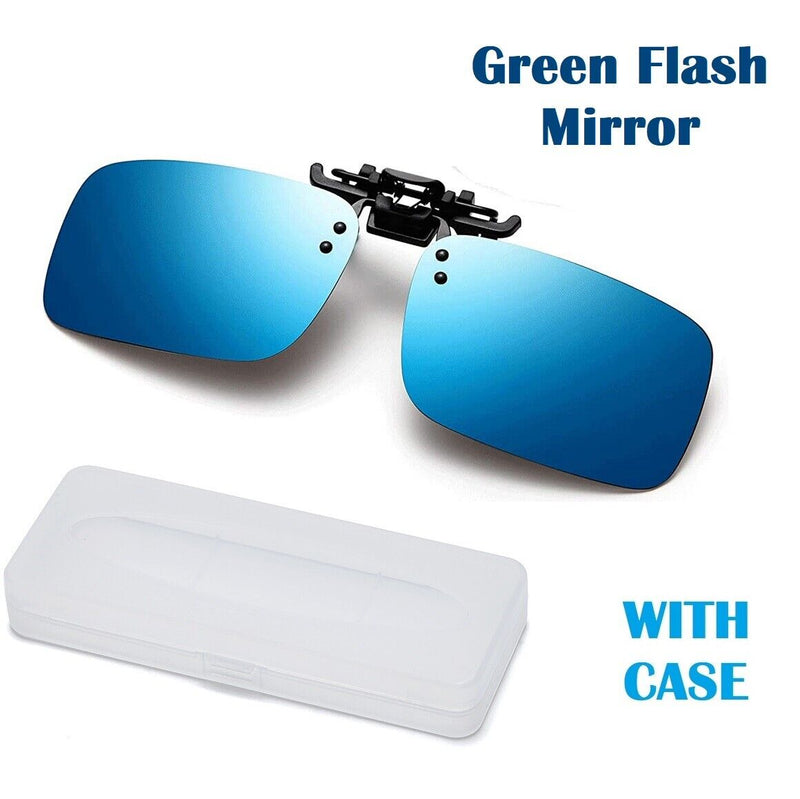 Clip on Sunglasses Polarized Flip up Eye Glasses Spectacles anti Glare Unisex US
