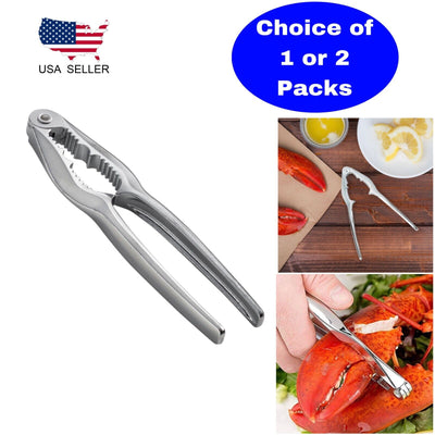 Crab Leg Opener Nut Cracker Lobster Cracker Seafood Tools Double Jaw Crackers 6”