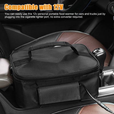 12V Car Portable Food Heating Lunch Box Electric Heater Warming Bag for Trucks