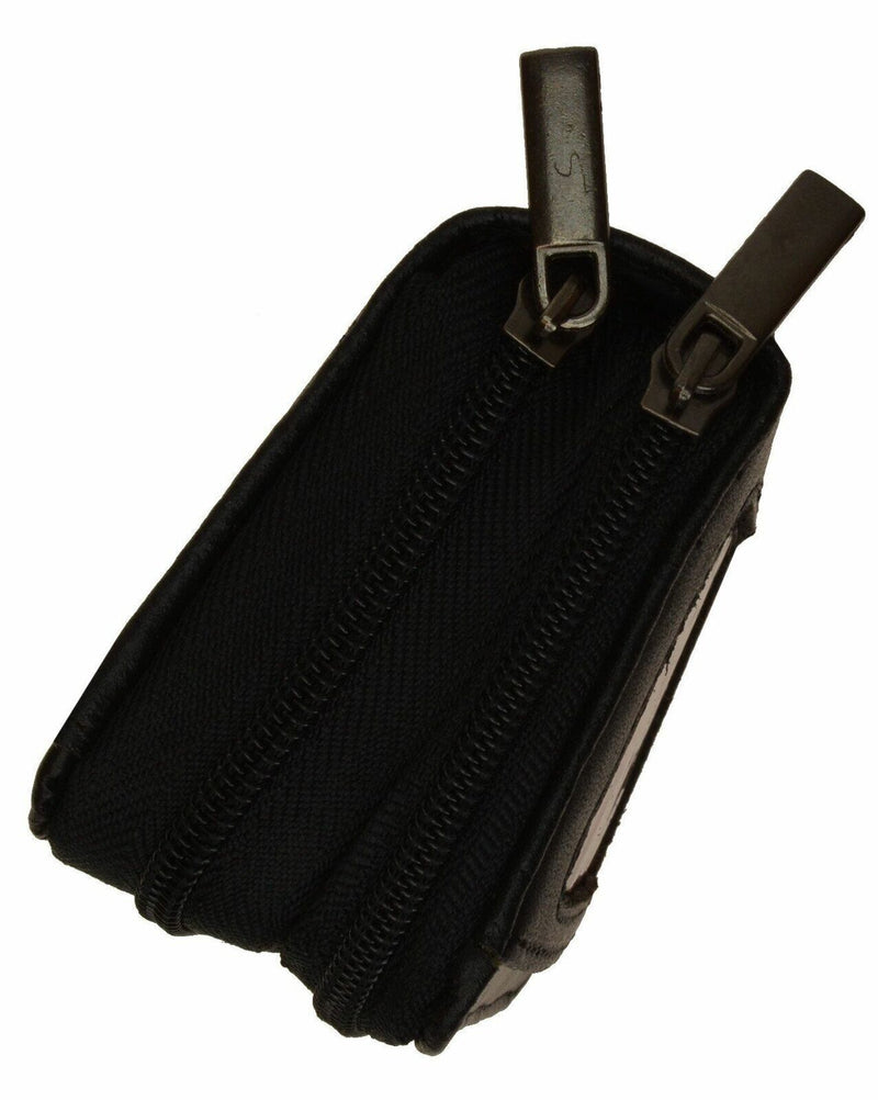 Marshal RFID Genuine Leather Credit Card Holder Accordion Wallet, Black