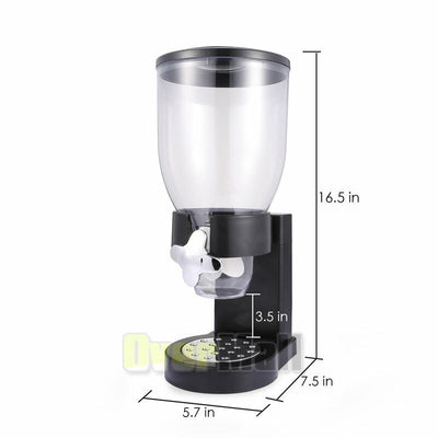 Double Two Cereal Storage Dispenser Kitchen Pantry Rice Grain Dry Food Container
