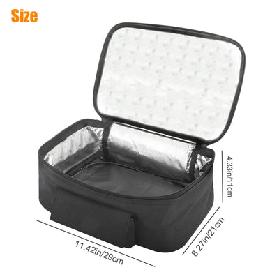 12V Car Portable Food Heating Lunch Box Electric Heater Warming Bag for Trucks