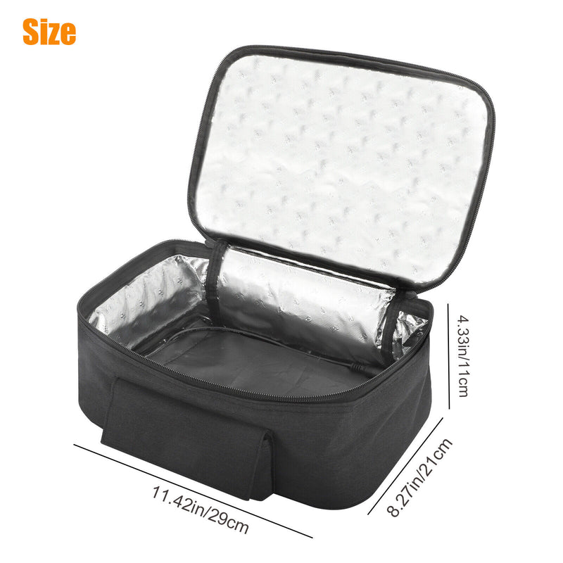 12V Car Portable Food Heating Lunch Box Electric Heater Warming Bag for Trucks