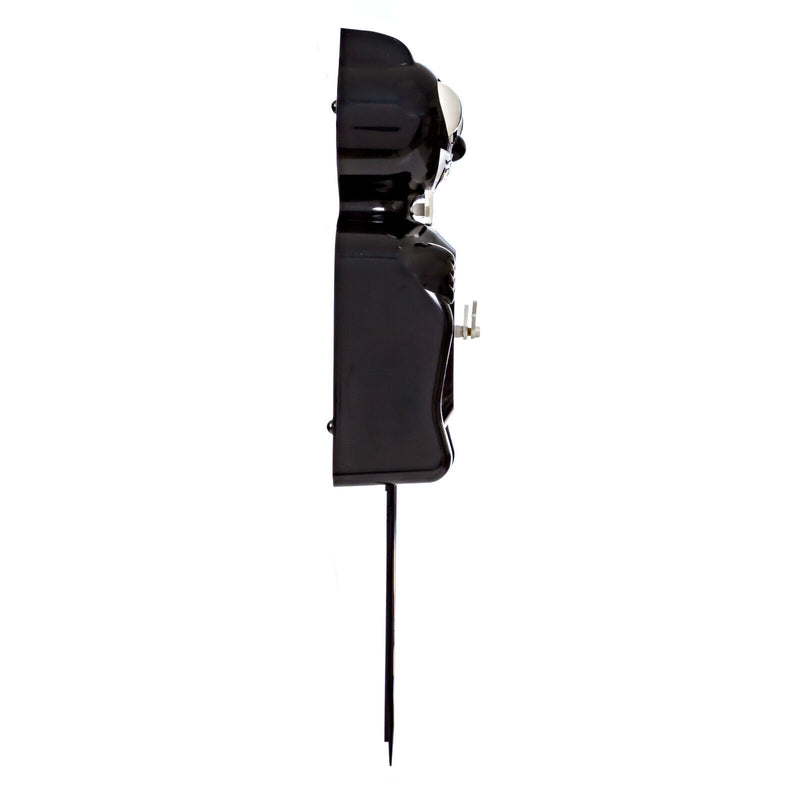 BLACK KITTY CAT CLOCK (3/4 Size) 12.75" Free Battery MADE in USA Kit-Cat Klock