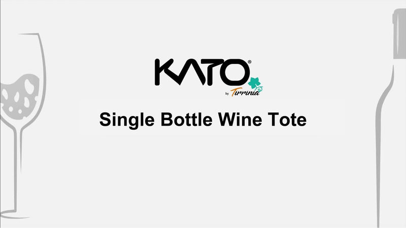 Wine Carrier Bag Insulated Single Bottle Cooler Protection Carrying Tote Travel