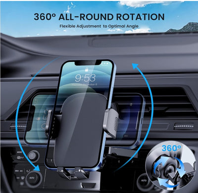 Car Phone Mount Upgraded Metal CD Slot Phone Holder Car Cell Phone Holder Thick