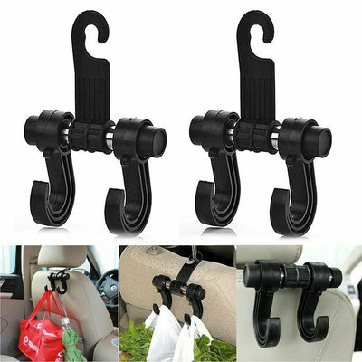 2X Car Seat Truck Coat Hook Purse Bag Hanging Hanger Auto Bag Organizer Holder